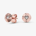 Boucles d'oreilles cœur Cercle de Lumière