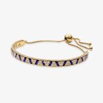 Bracelet à rayures croisées et pierres